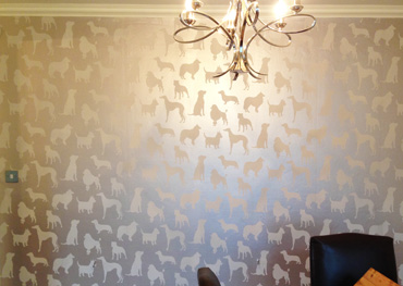 M A Beilby - Dining Room - Wallpapered