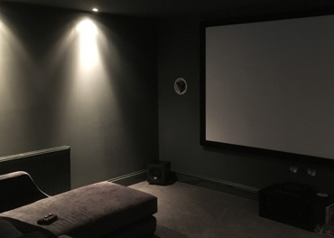 M A Beilby - Home Cinema Room - Painted